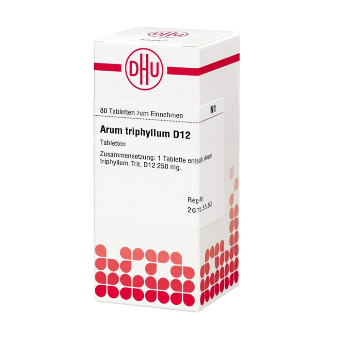 DHU Arum triphyllum D12 Tabletten, 80 pc Tablettes