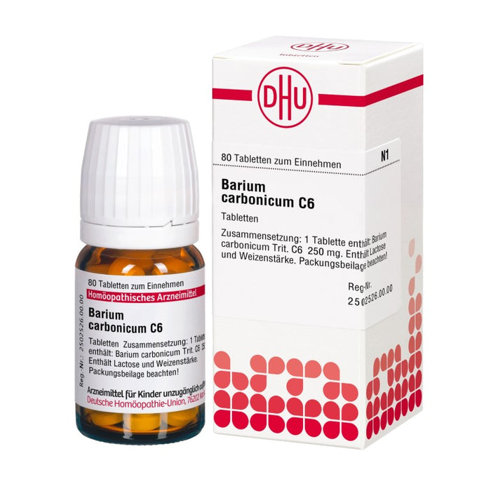 Barium carbonicum C6 DHU Tabletten, 80 St. Tabletten