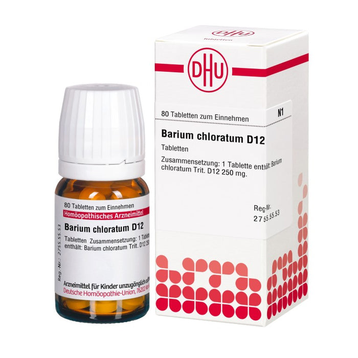 Barium chloratum D12 DHU Tabletten, 80 St. Tabletten