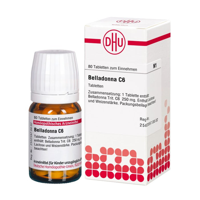 Belladonna C6 DHU Tabletten, 80 St. Tabletten