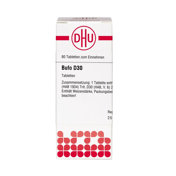 Bufo D30 DHU Tabletten, 80 St. Tabletten