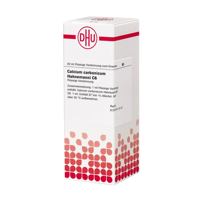 Calcium carbonicum C6 DHU Dilution Hahnemanni, 20 ml Lösung