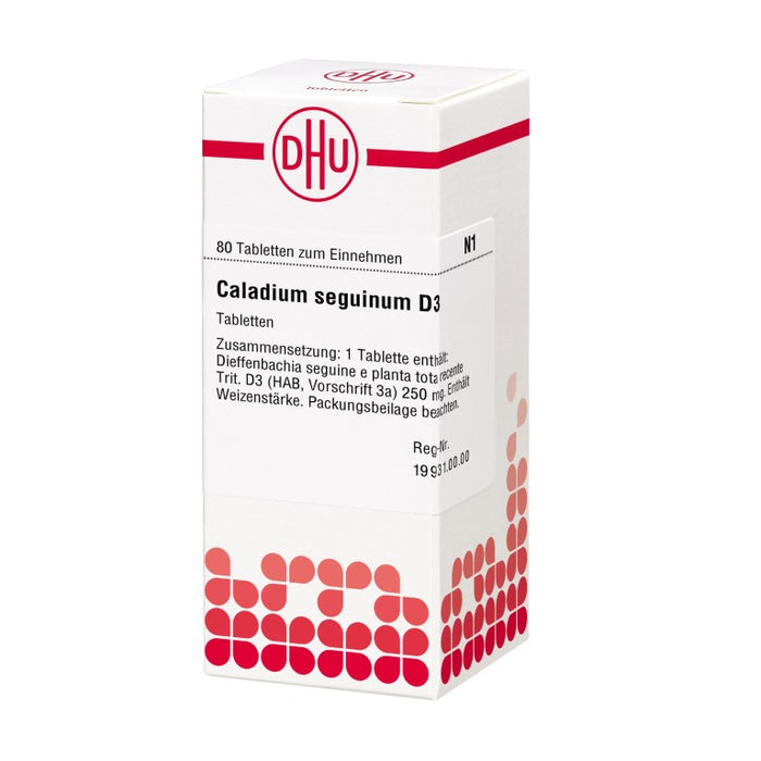 Caladium seguinum D3 DHU Tabletten, 80 St. Tabletten