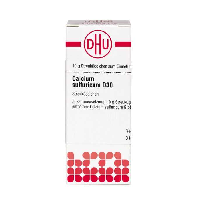 DHU Calcium sulfuricum D30 Streukügelchen, 10 g Globuli