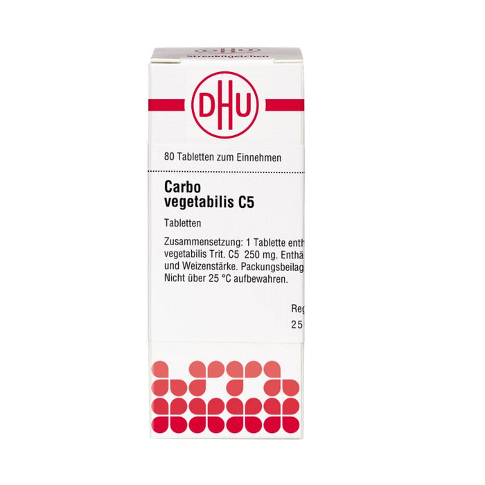 DHU Carbo vegetabilis C5 Tabletten, 80 pcs. Tablets