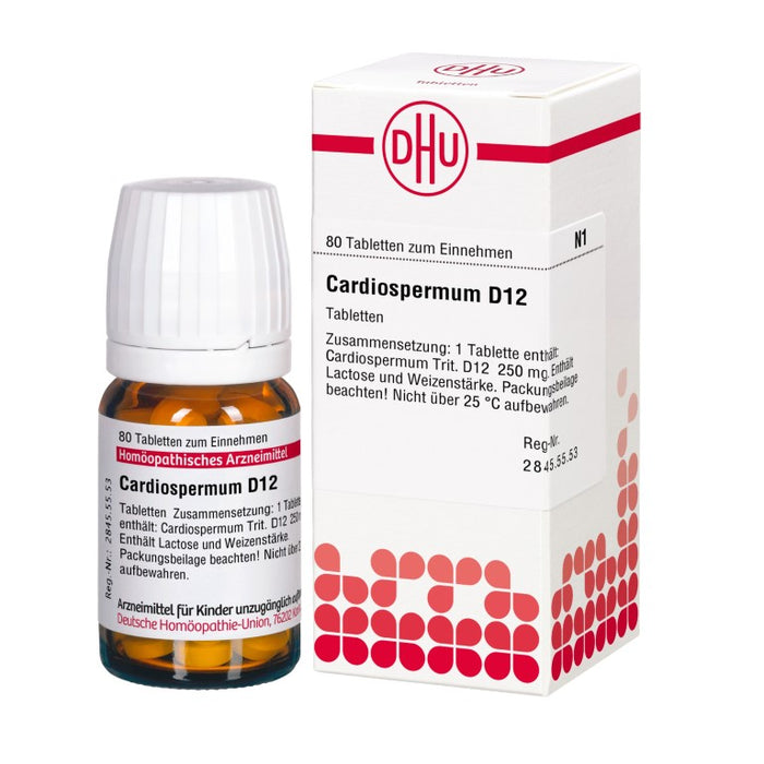 DHU Cardiospermum D12 Tabletten, 80 pcs. Tablets