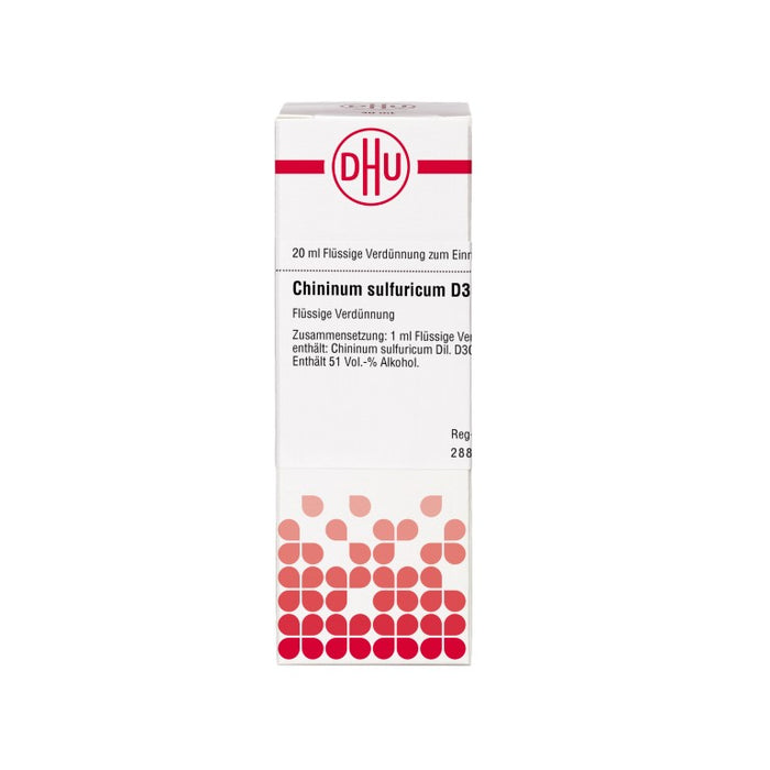 Chininum sulfuricum D30 DHU Dilution, 20 ml Lösung