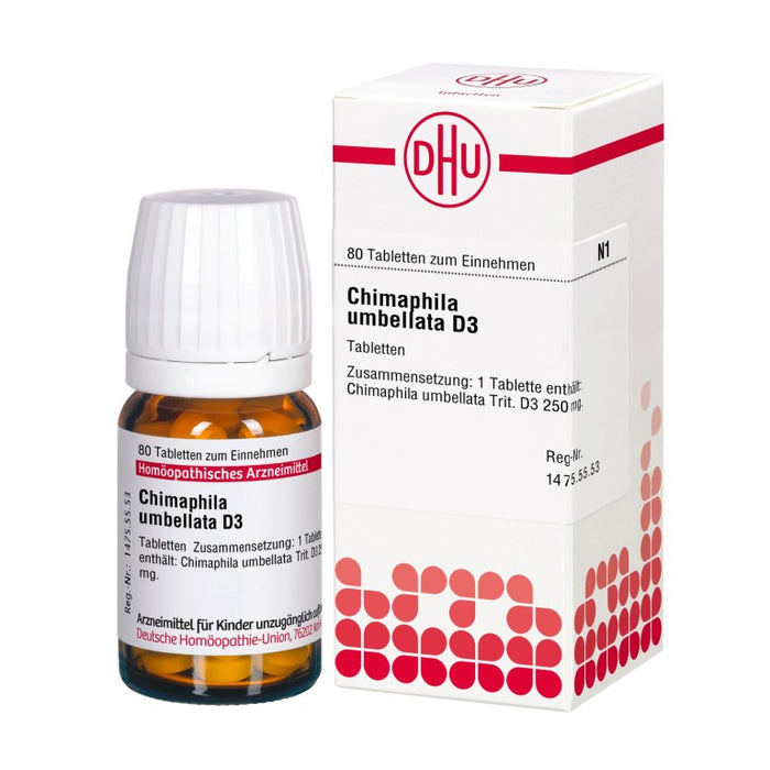 DHU Chimaphila umbellata D3 Tabletten, 80 St. Tabletten