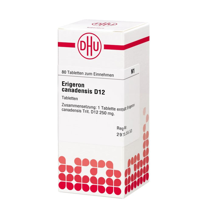 Erigeron canadensis D12 DHU Tabletten, 80 St. Tabletten