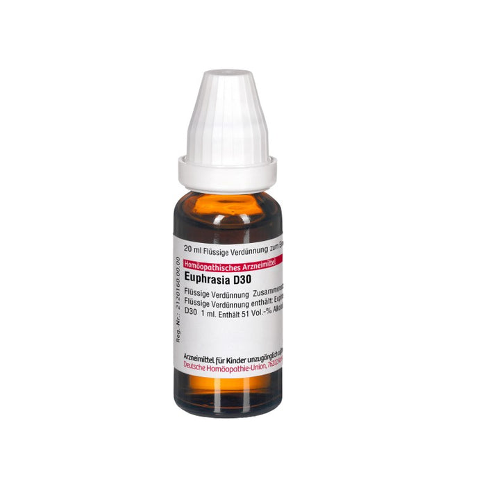 Euphrasia D30 DHU Dilution, 20 ml Lösung