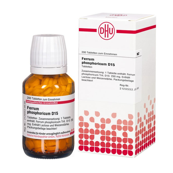 Ferrum phosphoricum D15 DHU Tabletten, 200 St. Tabletten