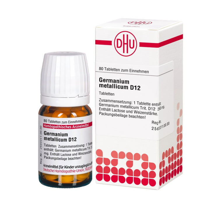 DHU Germanium metallicum D12 Tabletten, 80 St. Tabletten