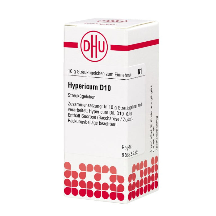 DHU Hypericum D10 Streukügelchen, 10 g Globules