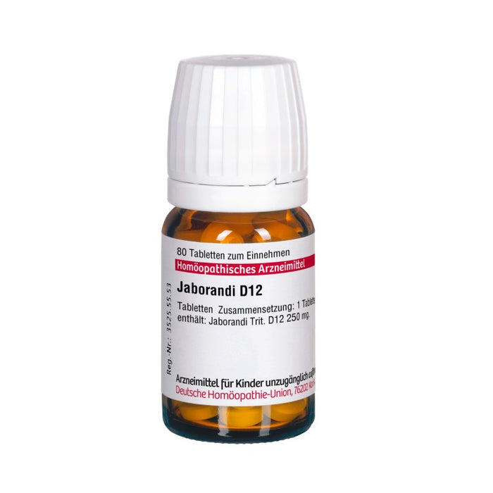 Jaborandi D12 DHU Tabletten, 80 St. Tabletten