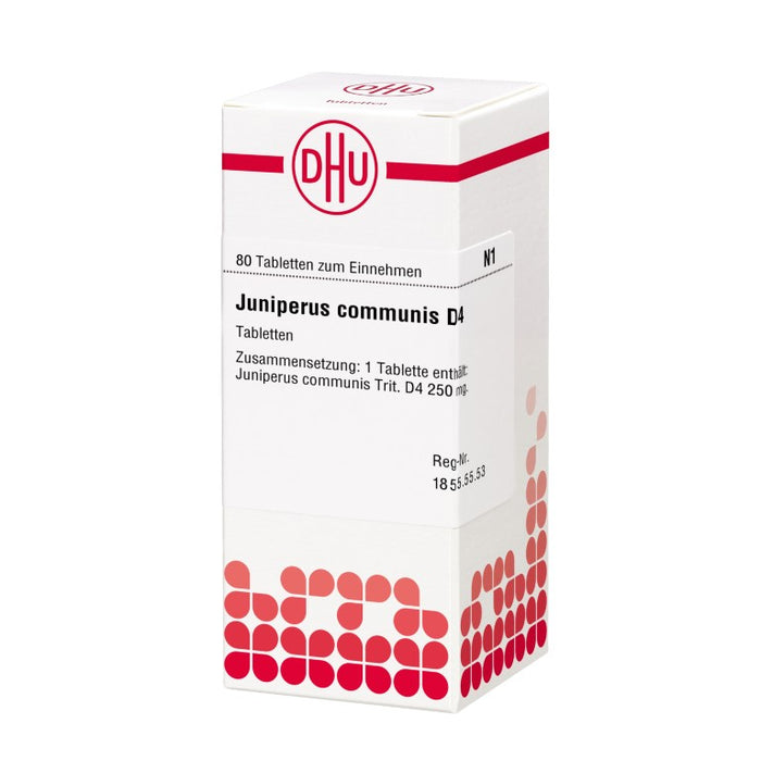 DHU Juniperus communis D4 Tabletten, 80 St. Tabletten