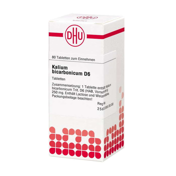 DHU Kalium bicarbonicum D6 Tabletten, 80 pc Tablettes