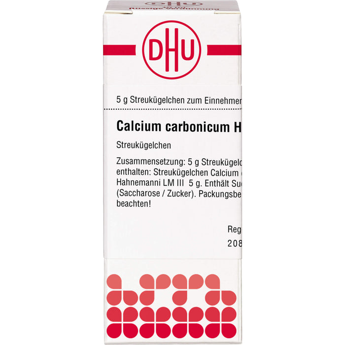 DHU Calcium carbonicum Hahnemanni LM III Streukügelchen, 5 g Globules