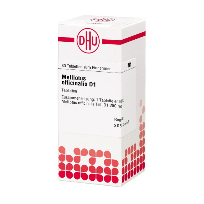 DHU Melilotus officinalis D1 Tabletten, 80 St. Tabletten