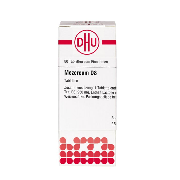 DHU Mezereum D8 Tabletten, 80 St. Tabletten