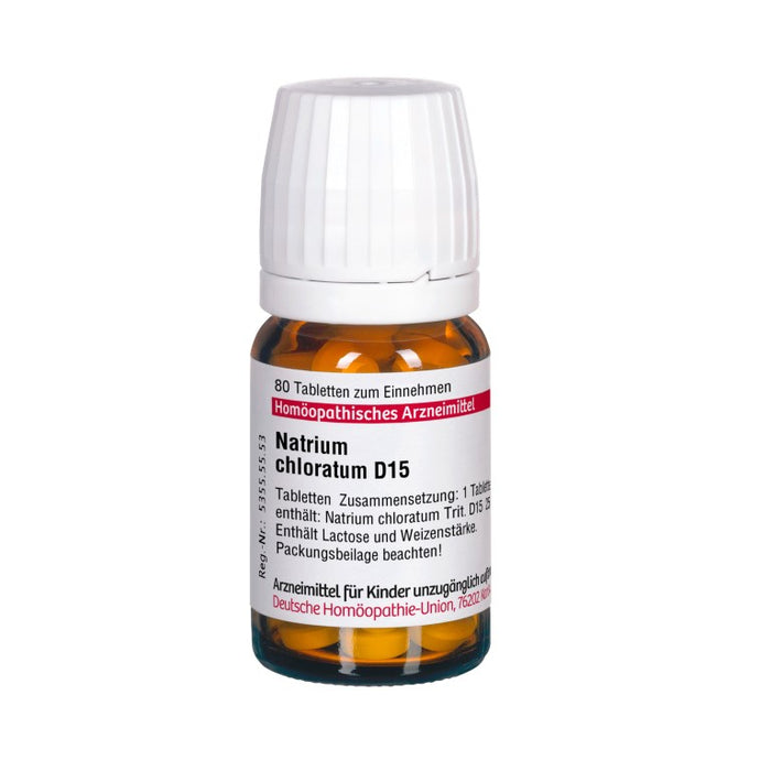 Natrium chloratum D15 DHU Tabletten, 80 St. Tabletten