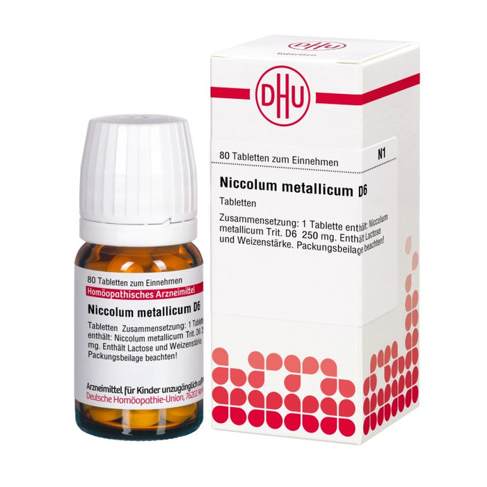 DHU Niccolum metallicum D 6 Tabletten, 80 St. Tabletten