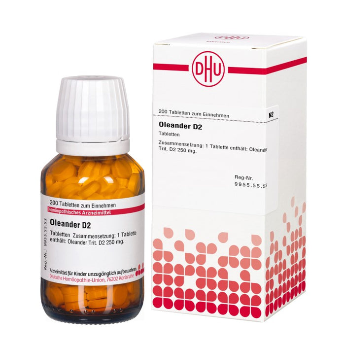 Oleander D2 DHU Tabletten, 200 St. Tabletten