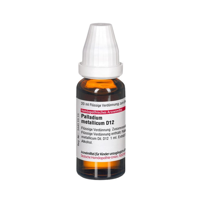 Palladium metallicum D12 DHU Dilution, 20 ml Lösung