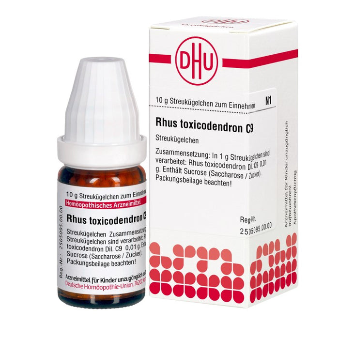 DHU Rhus toxicodendron C9 Streukügelchen, 10 g Globuli