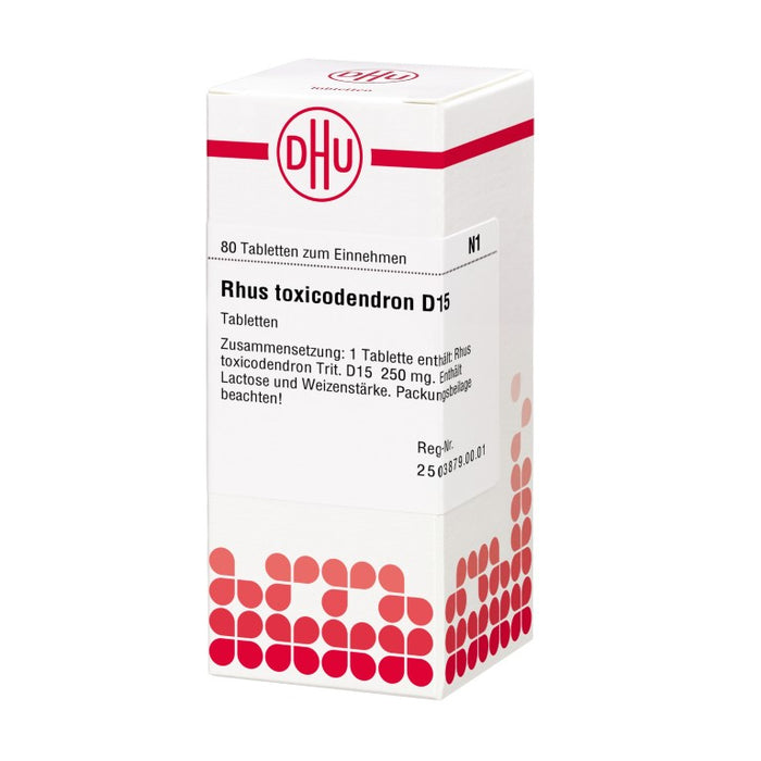 DHU Rhus toxicodendron D15 Tabletten, 80 St. Tabletten