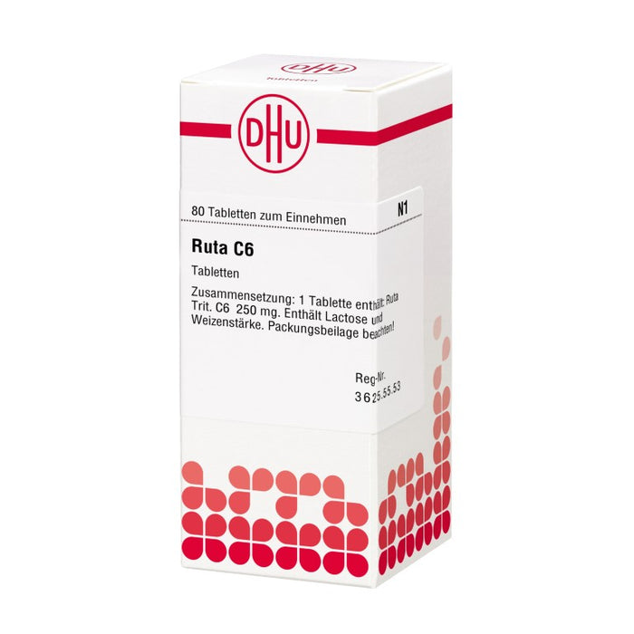 DHU Ruta C6 Tabletten, 80 pc Tablettes