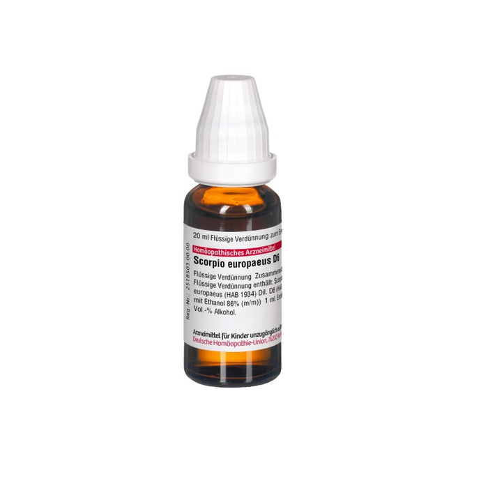 Scorpio europaeus D6 DHU Dilution, 20 ml Lösung