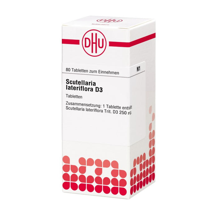 Scutellaria lateriflora D3 DHU Tabletten, 80 St. Tabletten