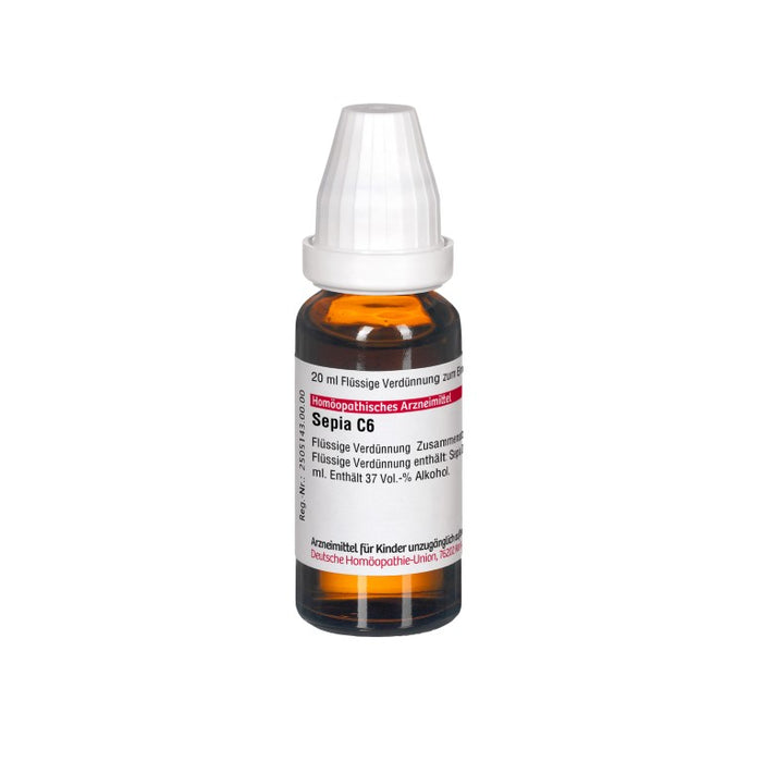 DHU Sepia C6 Dilution, 20 ml Lösung