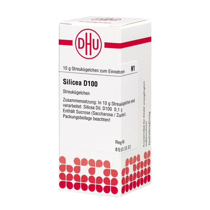 DHU Silicea D100 Streukügelchen, 10 g Globuli