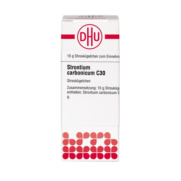 Strontium carbonicum C30 DHU Globuli, 10 g Globuli