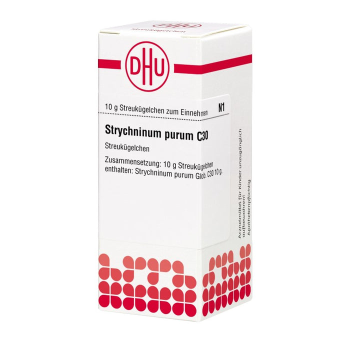 DHU Strychninum purum C30 Streukügelchen, 10 g Globuli