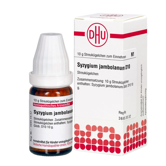 DHU Syzygium jambolanum D 10 Streukügelchen, 10 g Globuli