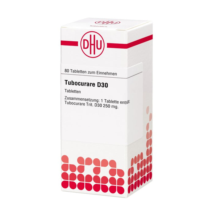 Tubocurare D30 DHU Tabletten, 80 St. Tabletten