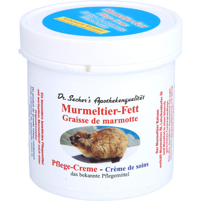 Dr. Sacher's Murmeltier-Fett Pflege-Creme, 250 ml Creme