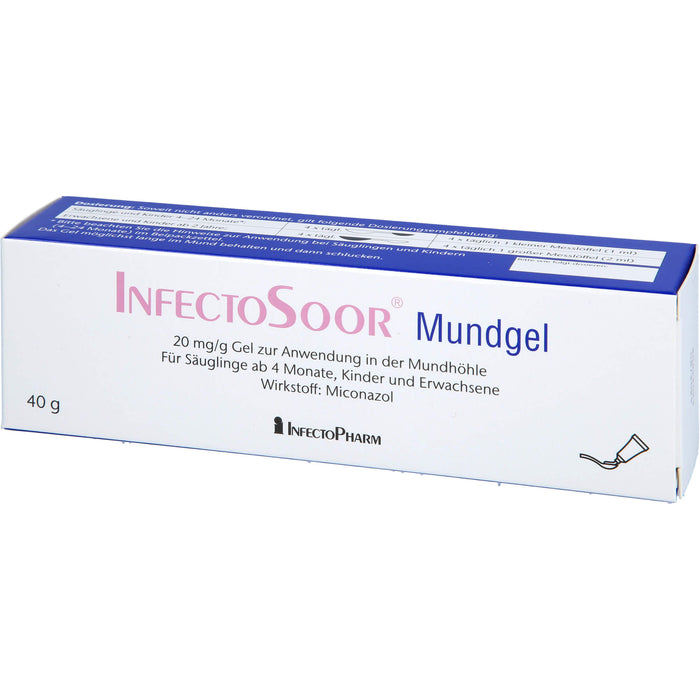 InfectoSoor Mundgel bei Hefepilzinfektionen der Mundschleimhaut, 40 g Gel