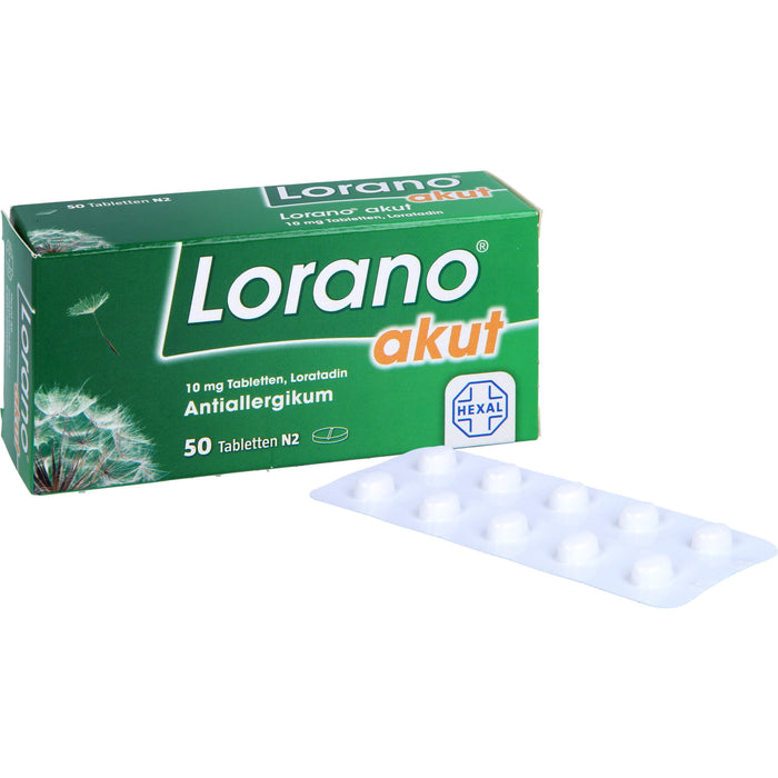 Lorano akut Tabletten, 50 St. Tabletten