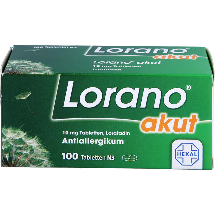 Lorano akut Tabletten, 100 St. Tabletten