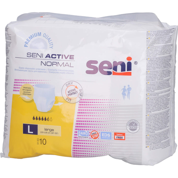 SENI Active Normal Inkontinenzslip Einmal L, 10 pc Modèles