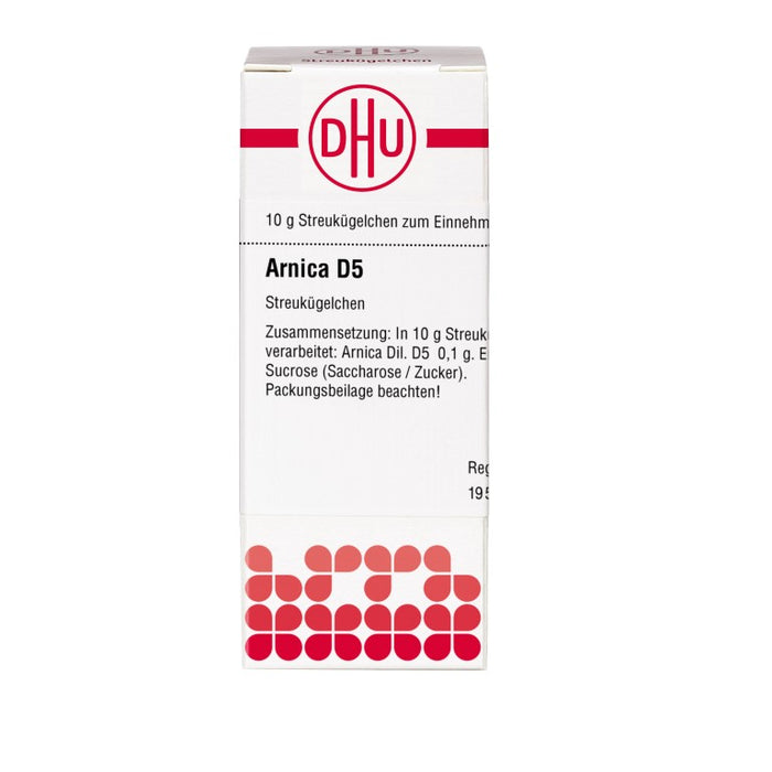 DHU Arnica D5 Streukügelchen, 10 g Globuli