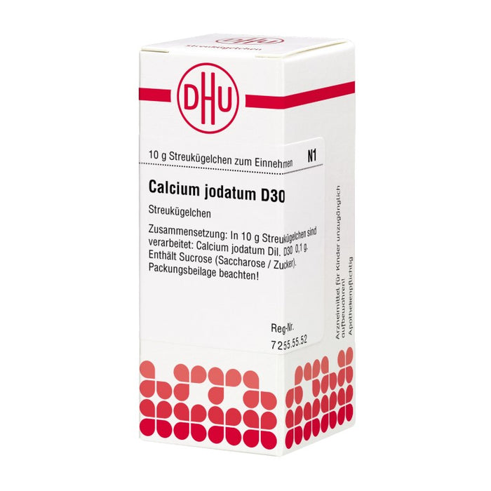 DHU Calcium jodatum D30 Streukügelchen, 10 g Globuli