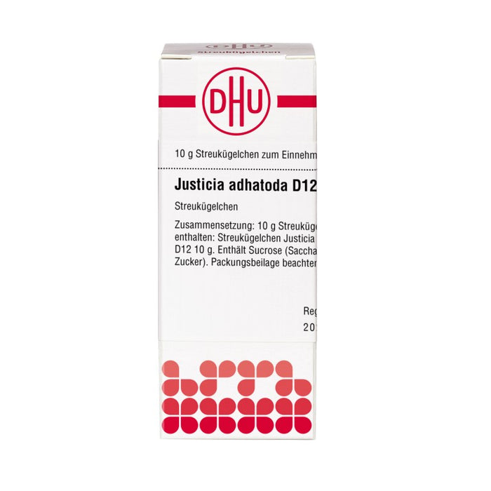 DHU Justica adhatoda D12 Streukügelchen, 10 g Globules