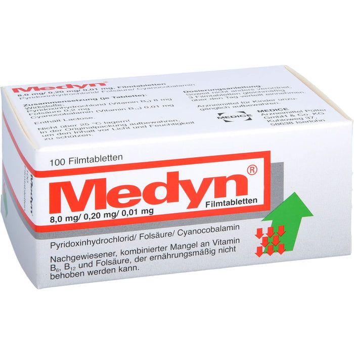 Medyn 8,0 mg/0,20 mg/0,01 mg, Filmtabletten, 100 pc Tablettes