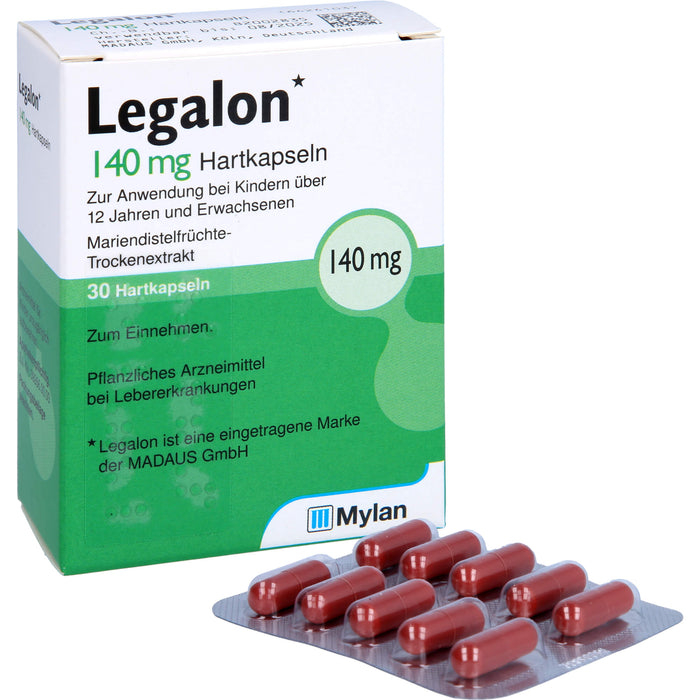 Legalon 140 kohlpharma Hartkapseln, 30 pc Capsules