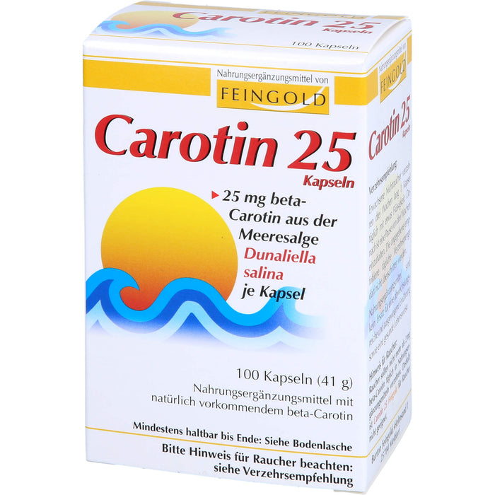 FEINGOLD Carotin 25 mg Kapseln, 100 St. Kapseln