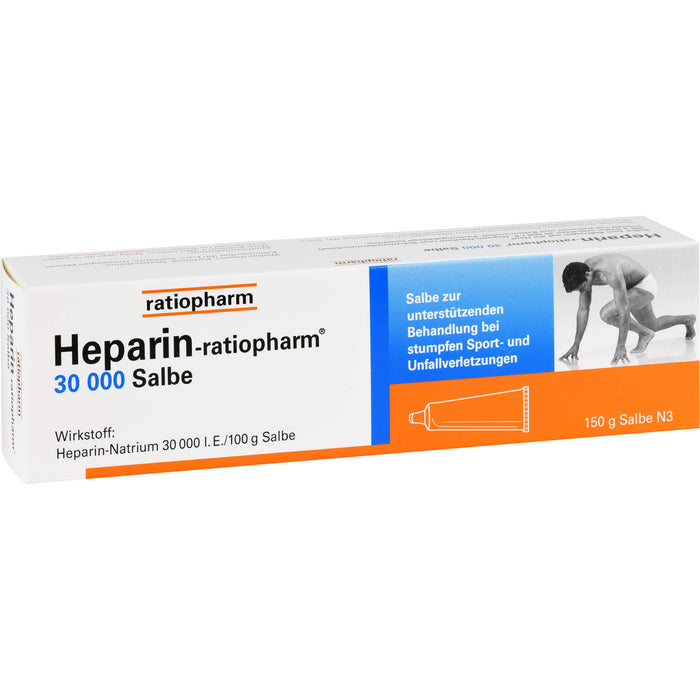 Heparin-ratiopharm 30 000 Salbe, 150 g Onguent